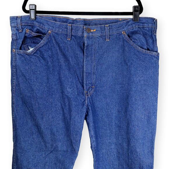 Dickies Mens Blue Denim Jeans Ruiz Raw Hem 40 NWT - Picture 2 of 9